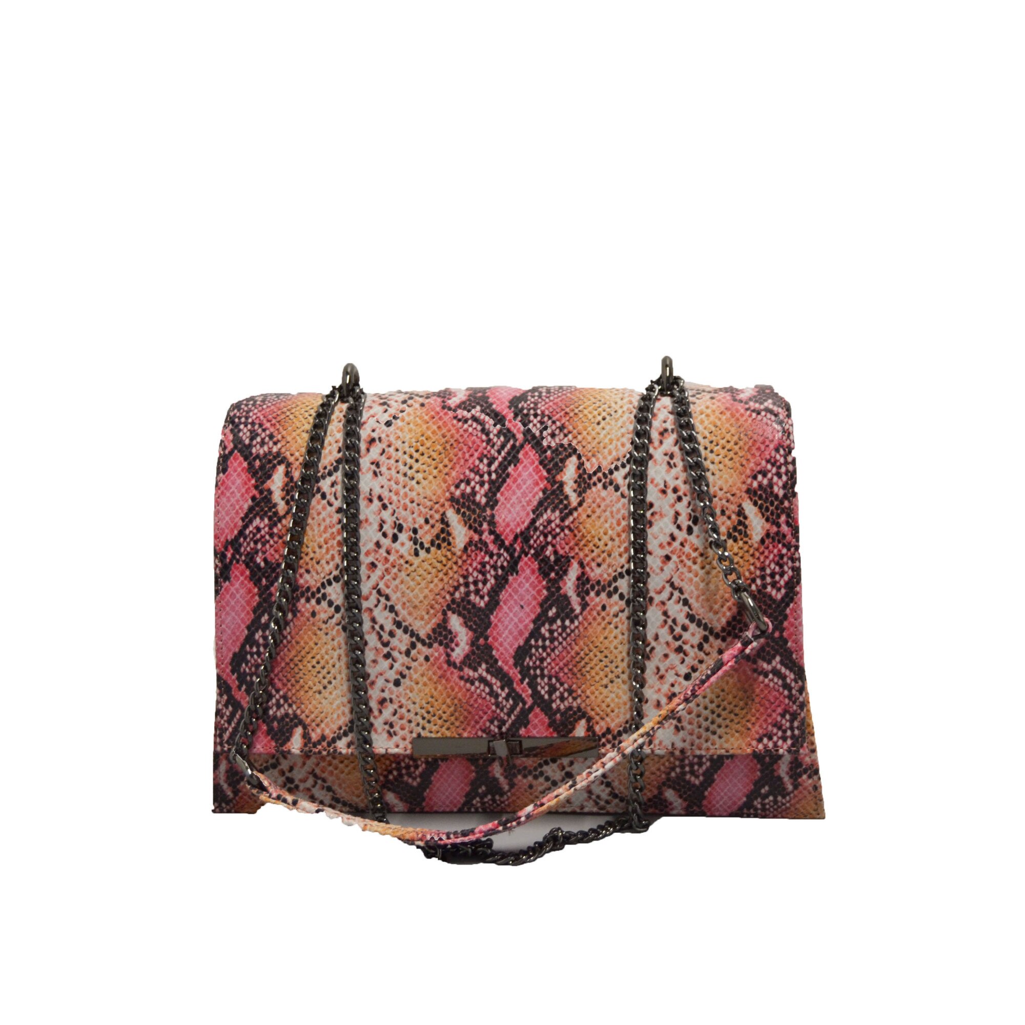 Geanta dama,Zea,piele naturala,snakeskin(24905)