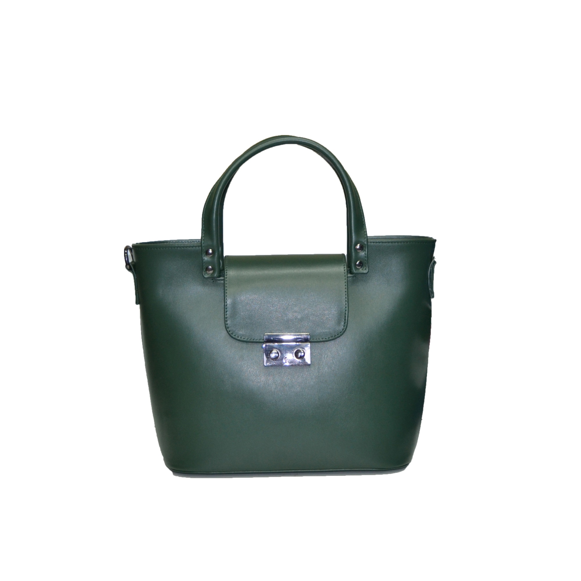 Geanta dama,Zea,piele naturala,verde(20811)