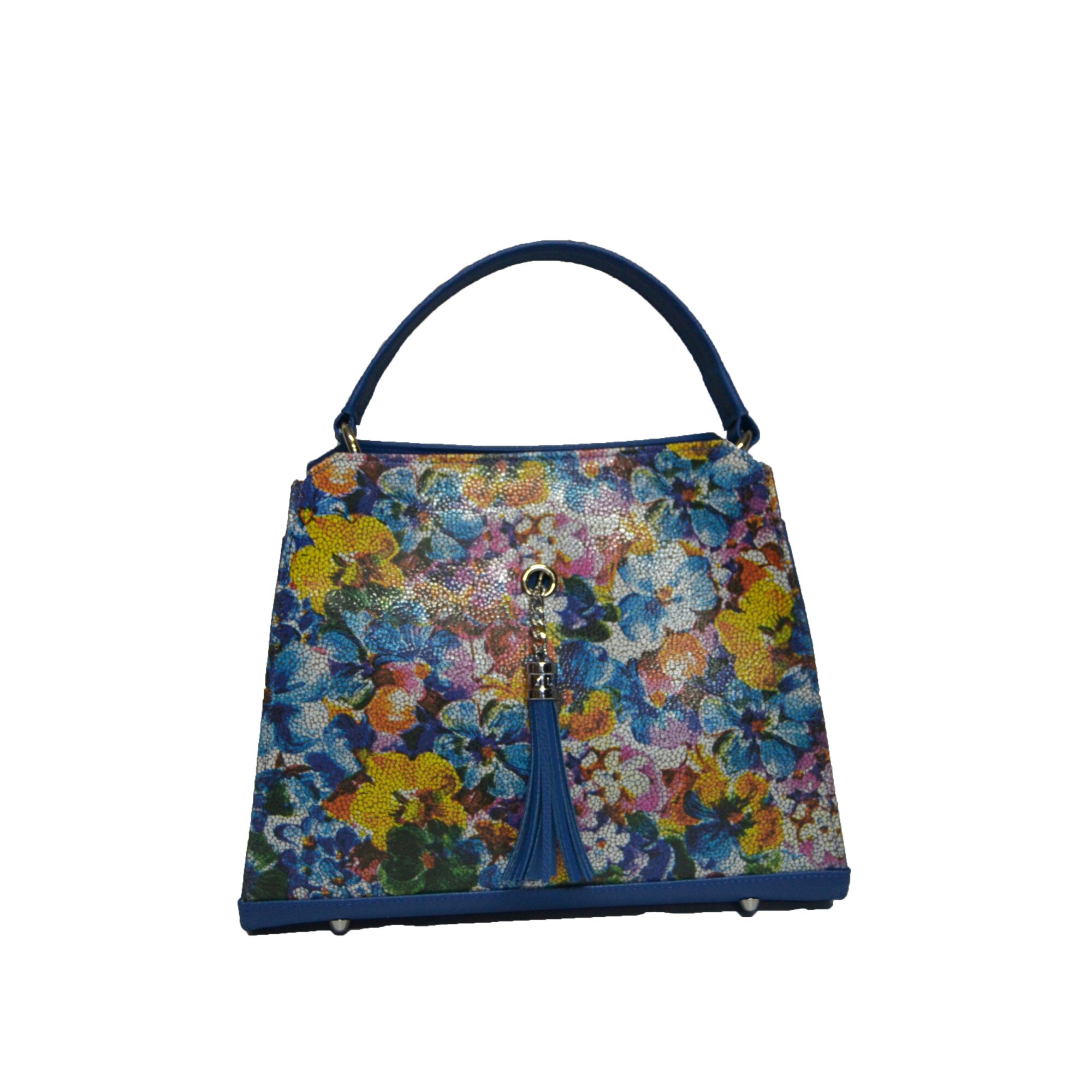 Geanta dama,Zea,piele naturala,blue(251121)