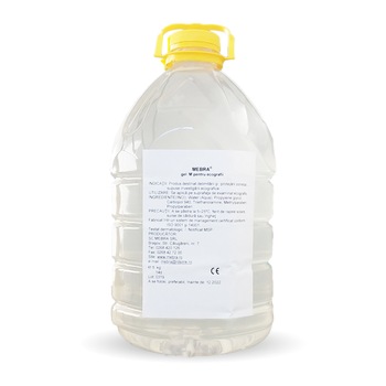 Gel incolor pentru ecografii, Mebra, 5kg Gel incolor pentru ecografii, Mebra, 5kg