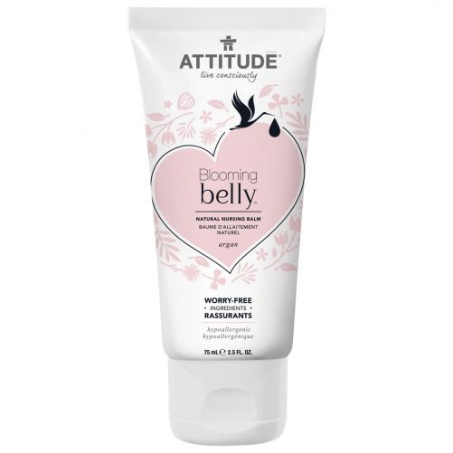 Balsam ecologic cu ulei de argan pentru femeile insarcinate, Attitude Blooming Belly, 75 ml