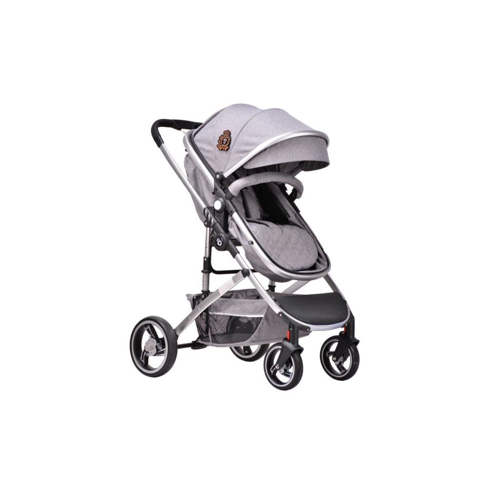 Carucior transformabil KikkaBoo 2 in 1 Tiara Grey