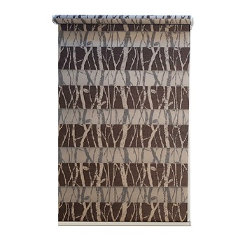 Jaluzea rulou Maxi, Deko Design, model Zebra Day and Night Luxury, material textil, 200x170 cm, c41, maro Jaluzea rulou Maxi, Deko Design, model Zebra Day and Night Luxury, material textil, 200x170 cm, c41, maro