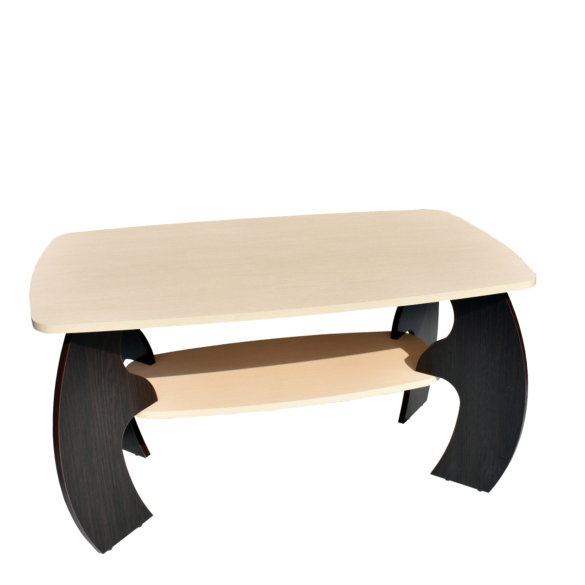 Masa Cafea, MALVINA, 100x60x52cm, Wenge/Mesteacan