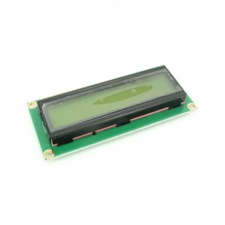 LCD дисплей Arduino,16X2 с включен I2C модул, Жълт
