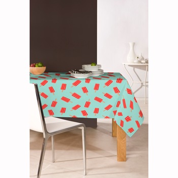 Fata de masa Summer Collection Popsicles Mistral Home, fata 70% PE - 30% EVA, spate 100% polyester, 140x240 cm, model inghetata Fata de masa Summer Collection Popsicles Mistral Home, fata 70% PE - 30% EVA, spate 100% polyester, 140x240 cm, model inghetata