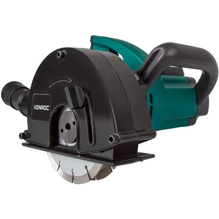 Masina de taiat canale in perete VONROC, WC501AC, 1700W, 2 discuri 150mm, adancime maxima 40mm