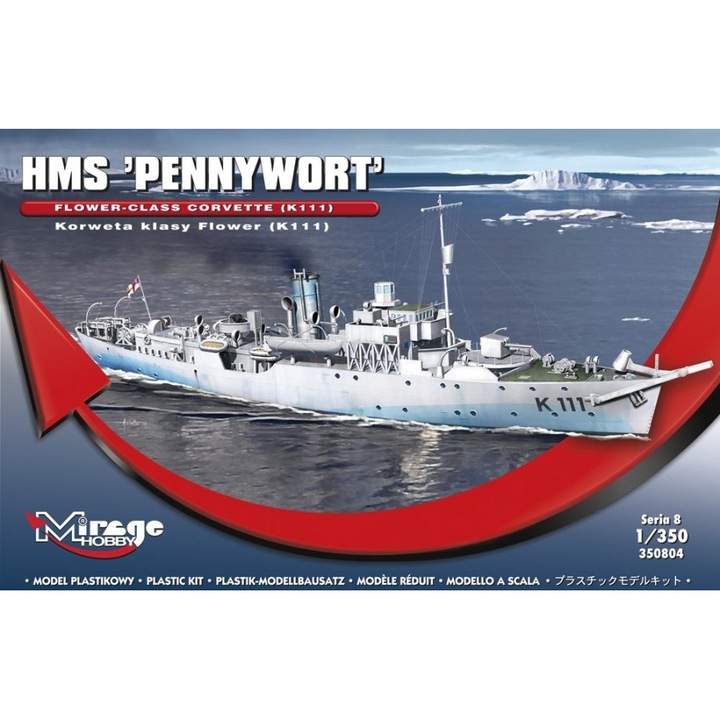 Mirage hajó makett Hms Pennywort