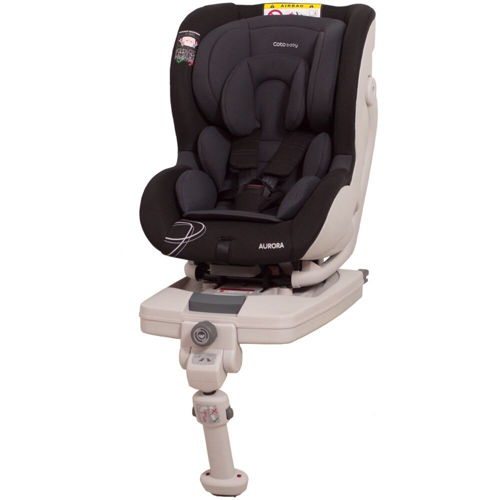Scaun auto Aurora cu ISOFIX, 0 - 18 KG Coto Baby, Negru