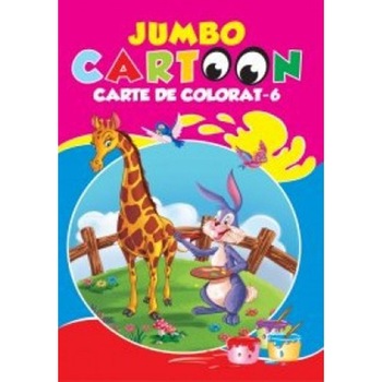 Jumbo Cartoon 6 - Carte de colorat Jumbo Cartoon 6 - Carte de colorat