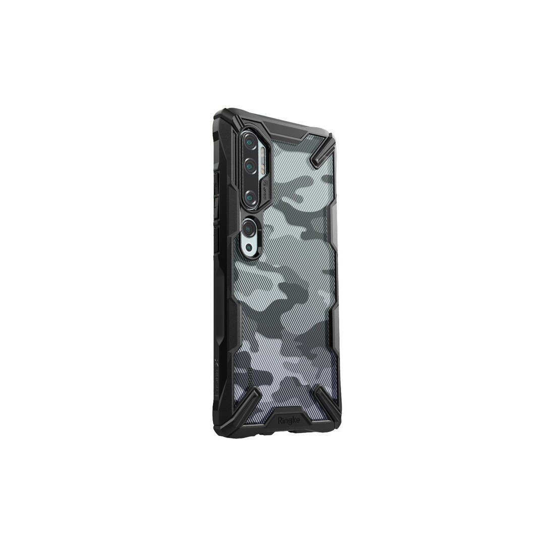 Husa Xiaomi Mi Note 10/Note 10 Pro FUSION X Design Negru Camuflaj