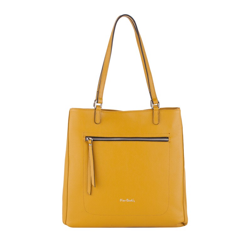 Geanta de umar, Pierre Cardin, PCL5503I , Piele naturala, Galben