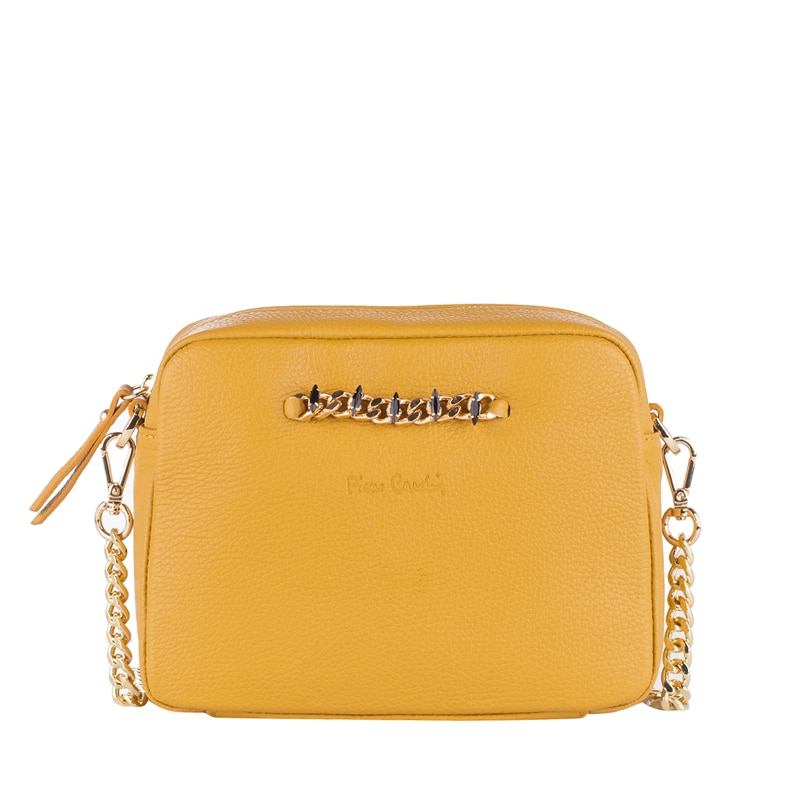 Geanta de umar, Pierre Cardin,PCL1792I, Piele naturala, Galben
