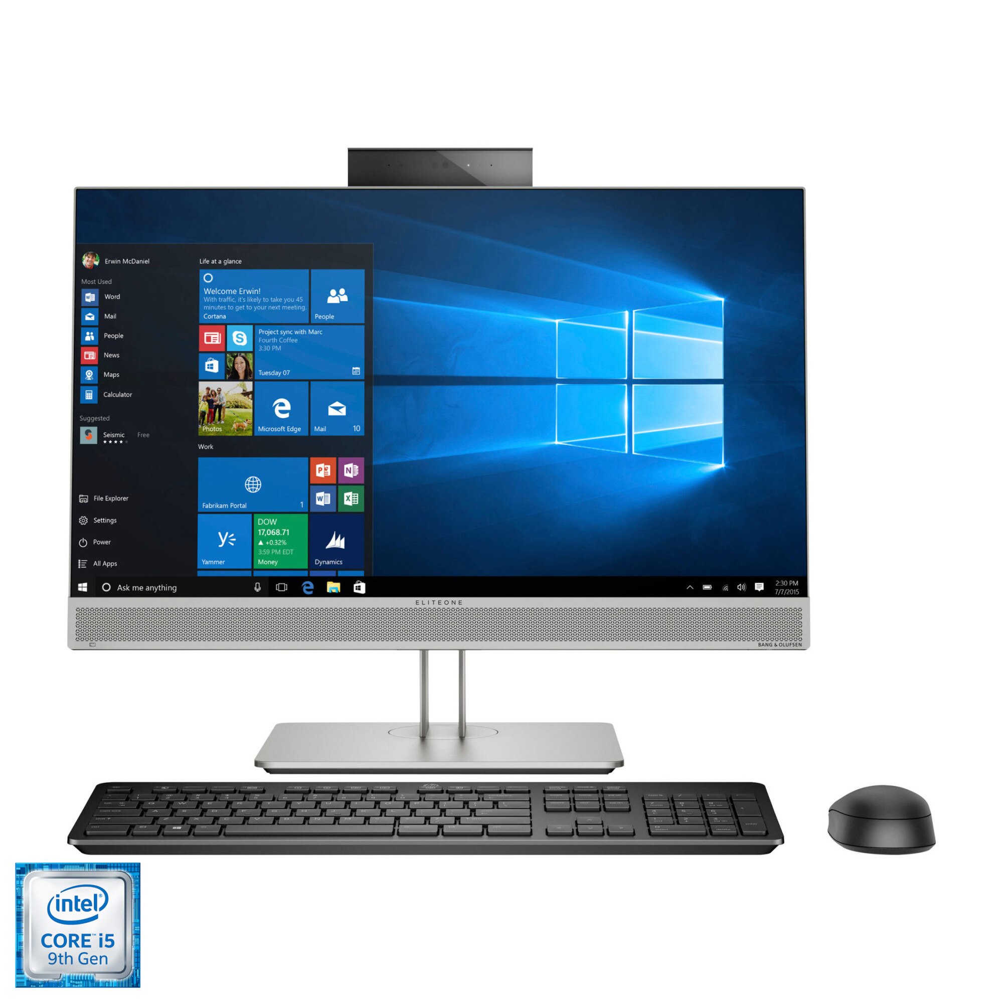 Sistem All-in-One HP EliteOne 800 G5 cu procesor Intel(r) Core(tm