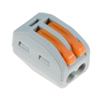 Conector Rapid Clipsare , Conductor Flexibil , 2x0.75-4mm, 32A , 400V , Elvon , culoare gri Conector Rapid Clipsare , Conductor Flexibil , 2x0.75-4mm, 32A , 400V , Elvon , culoare gri