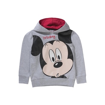 Hanorac Mickey Mouse baieti, gri, marimea 128-134 cm Hanorac Mickey Mouse baieti, gri, marimea 128-134 cm