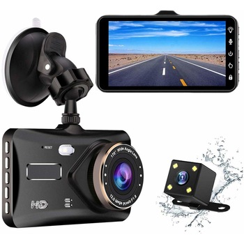 Camera auto retrovizoare AIX G-senzor cu ecran 4.0 inch, video FULL HD 1080 P , lentila pentru vedere nocturna , cutie neagra automata ,IPS, Mod Parcare, Detectare Miscare, 170 Grade Unghi filmare, Auto Black Box DVR, Duals Lens Camera auto retrovizoare AIX G-senzor cu ecran 4.0 inch, video FULL HD 1080 P , lentila pentru vedere nocturna , cutie neagra automata ,IPS, Mod Parcare, Detectare Miscare, 170 Grade Unghi filmare, Auto Black Box DVR, Duals Lens