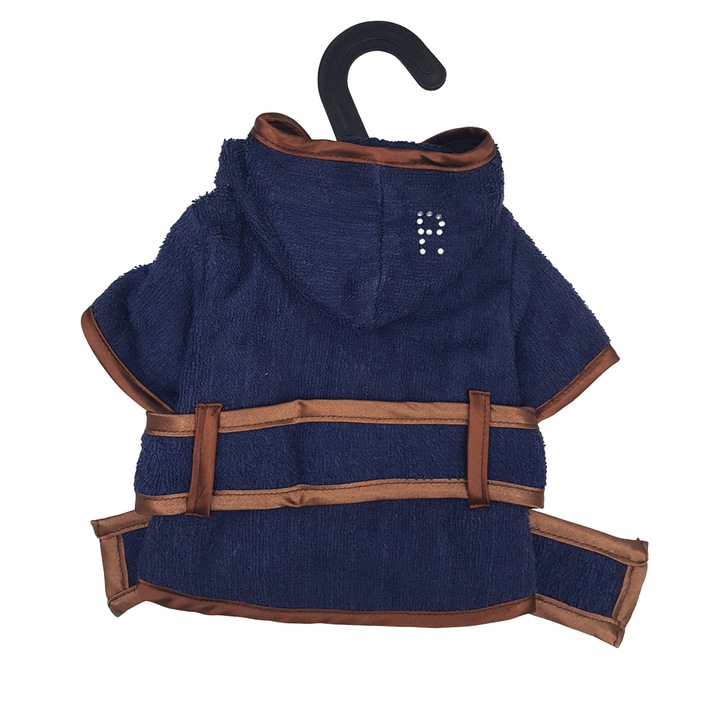 Halat de baie catei, Pretty Pet, marime xs, albastru