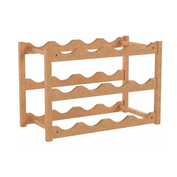 Suport sticle de vin, Wenko, 12 sticle, lemn Suport sticle de vin, Wenko, 12 sticle, lemn