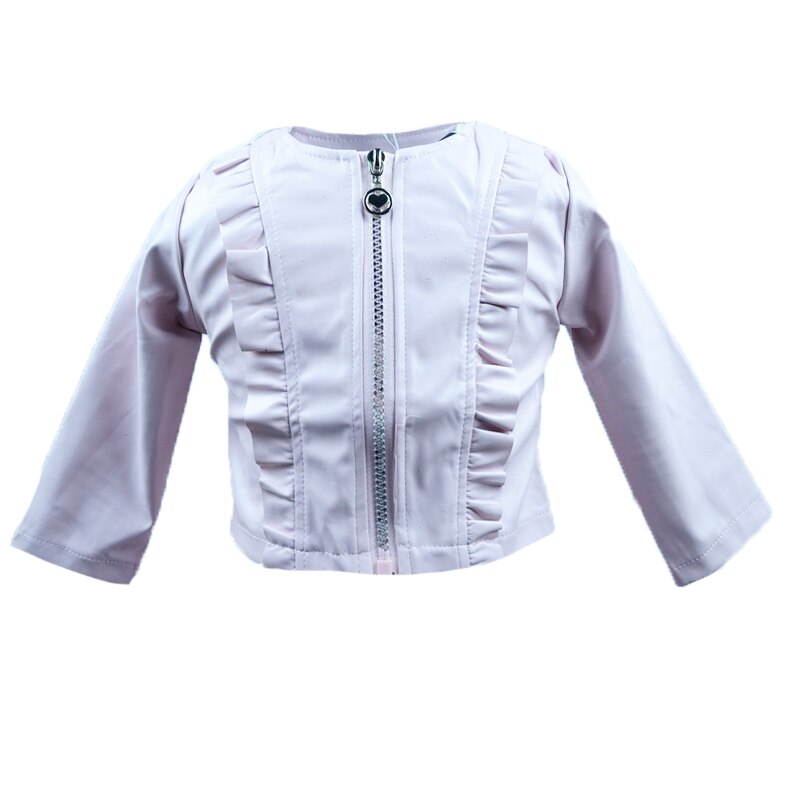 Geaca de piele ecologica pentru fete Happy House FOFO-082RZGE, Roz