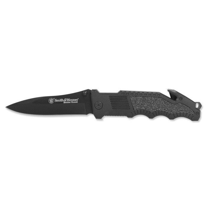Cutit Pliabil Smith & Wesson Border Guard, negru