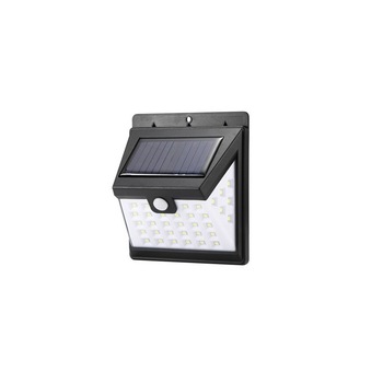 Lampa solara 40 LED-uri, senzor miscare, 3 moduri de functionare, lumina rece, 364lm, Moon Lampa solara 40 LED-uri, senzor miscare, 3 moduri de functionare, lumina rece, 364lm, Moon