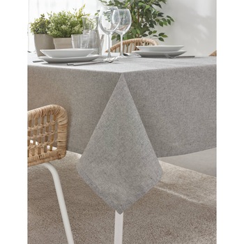 Fata de masa teflon Prasel, Mistral Home, 88% bumbac - 12% polyester, 130x180 cm, gri Fata de masa teflon Prasel, Mistral Home, 88% bumbac - 12% polyester, 130x180 cm, gri