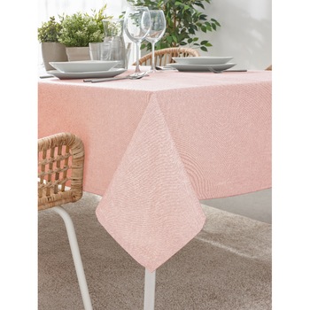 Fata de masa teflon Prasel, Mistral Home, 88% bumbac - 12% polyester, 130x180 cm, roz