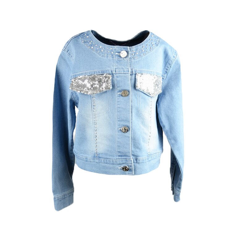 Geaca de blugi pentru fete Happy House FOFO-094GE, Albastru