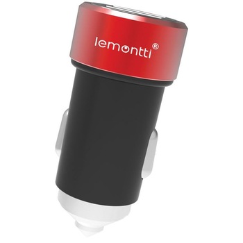 Incarcator auto Lemontti, 2X, USB, 3.1 A Incarcator auto Lemontti, 2X, USB, 3.1 A