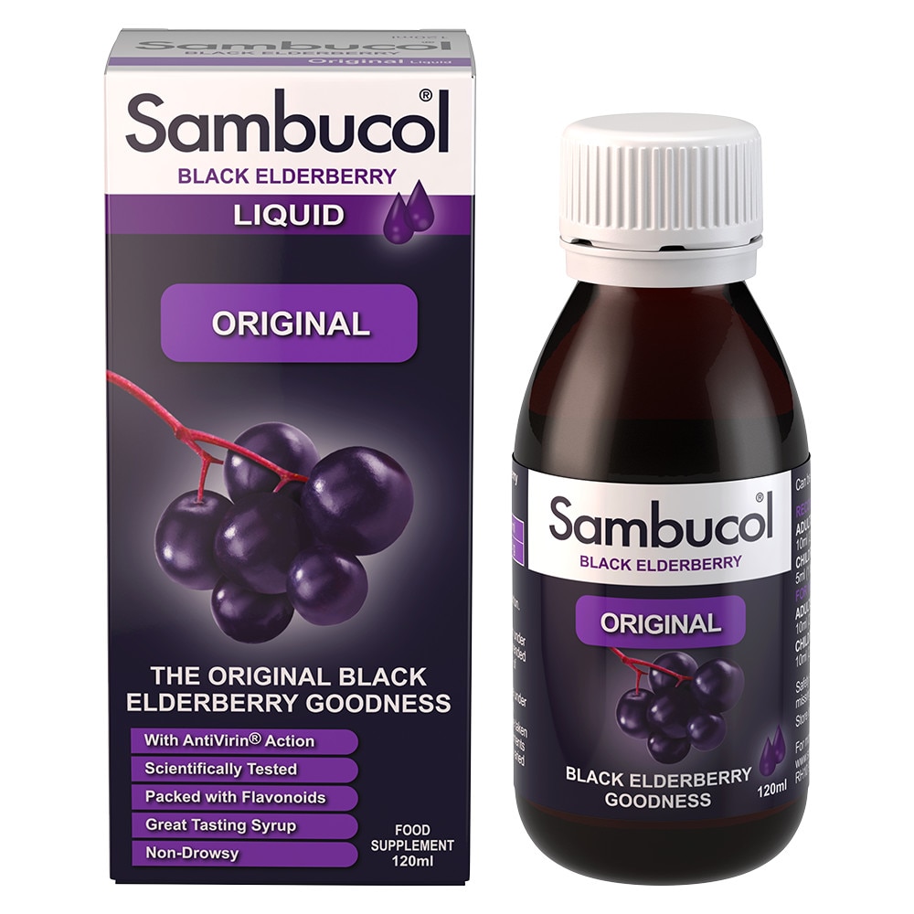Sambucol Liquid Original, sirop adulti si copii, 120ml