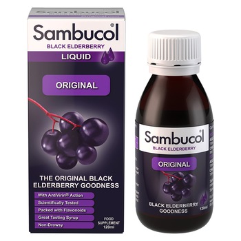 Sambucol Liquid Original, sirop adulti si copii, 120ml Sambucol Liquid Original, sirop adulti si copii, 120ml