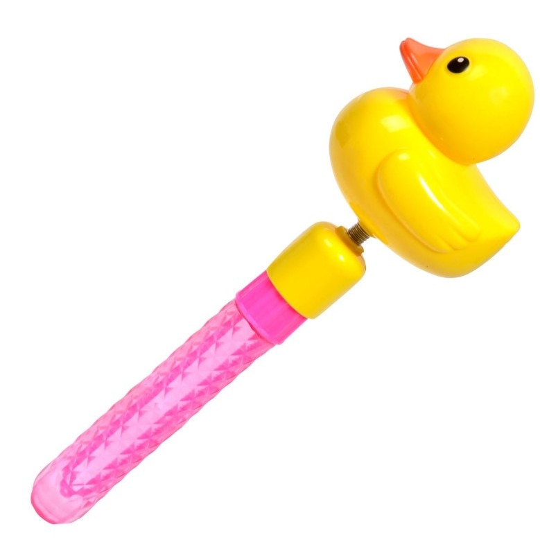 Jucarie de facut baloane, Zola®, model rata, galbe,/roz, 22 cm, 80 ml