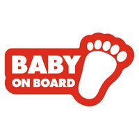 sticker auto priti global tuning picior de bebe baby on board pvc autocolant  rosu 20 x 115 cm imagen 51_0_
0
