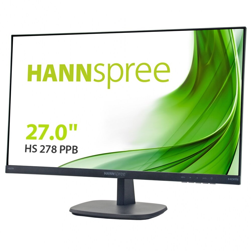 Monitor HANNSPREE HS 278 PPB, LED, 27 inch, Wide, Full-HD, D-Sub, DP, HDMI, Negru