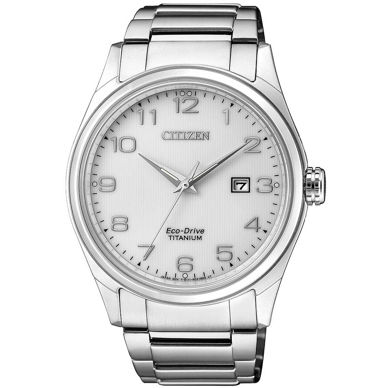 Ceas barbatesc Citizen BM7360-82A Eco-Drive Super Titanium 41mm, 10ATM, Argintiu