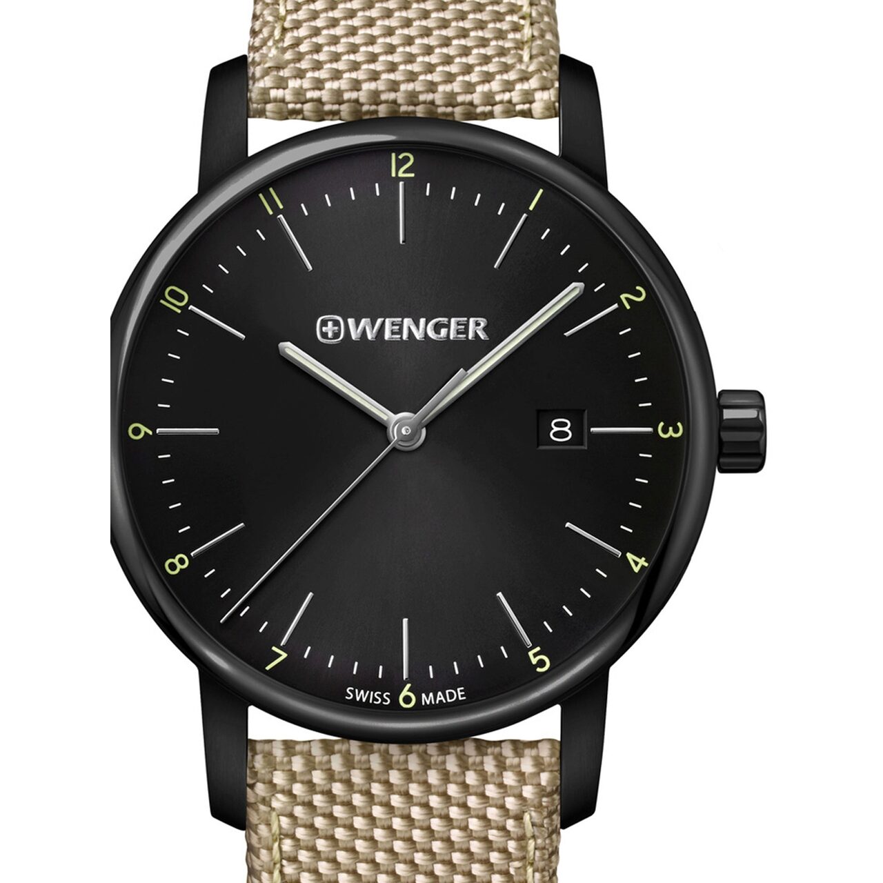 Ceas barbatesc Wenger 01.1741.138 Urban, 42mm, 10ATM, Negru