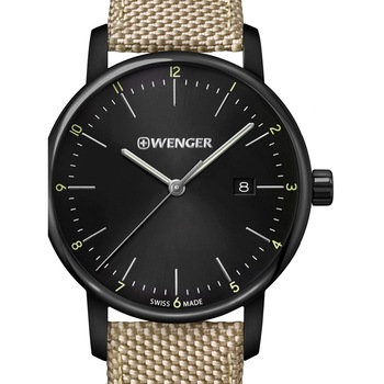 Ceas barbatesc Wenger 01.1741.138 Urban, 42mm, 10ATM, Negru Ceas barbatesc Wenger 01.1741.138 Urban, 42mm, 10ATM, Negru