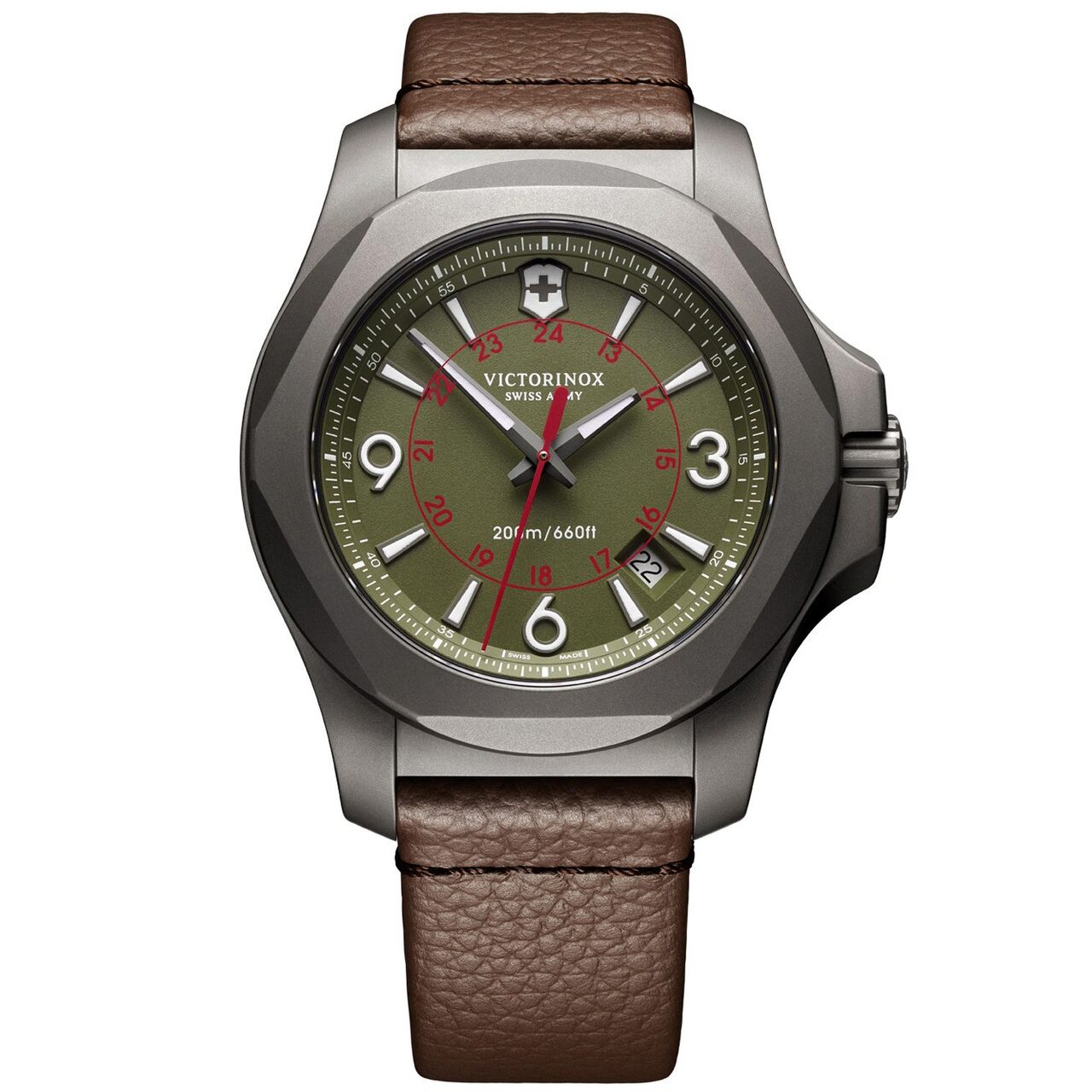 Ceas barbatesc Victorinox 241779 I.N.O.X., 43mm, 20ATM, Gri