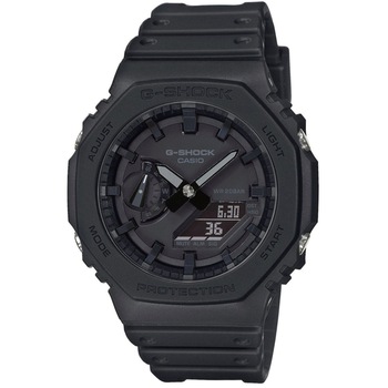 Ceas barbatesc Casio GA-2100-1A1ER G-Shock 45mm, 20ATM, Negru Ceas barbatesc Casio GA-2100-1A1ER G-Shock 45mm, 20ATM, Negru