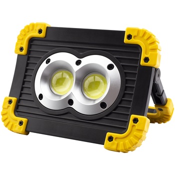 Lampa de lucru LED 6W, lanterna LED 1W, IP65, acumulator, powerbank Entac Lampa de lucru LED 6W, lanterna LED 1W, IP65, acumulator, powerbank Entac