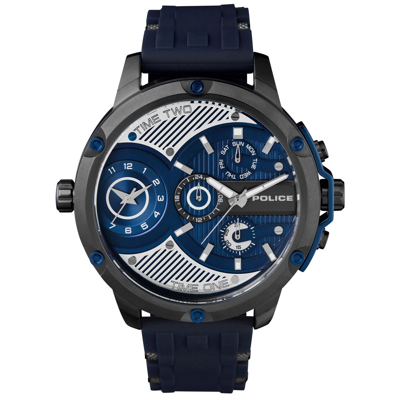 Ceas barbatesc Police PL15049JSU.03P Leader 51mm, 5ATM, Negru