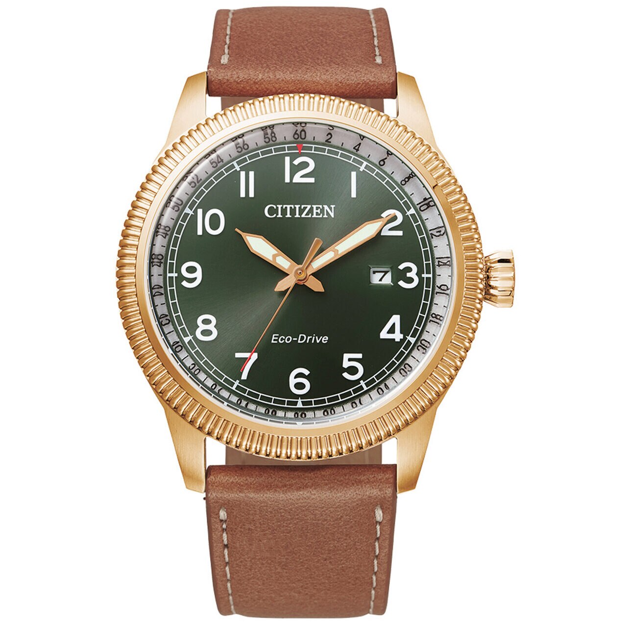 Ceas barbatesc Citizen BM7483-15X Eco Drive Sports, 43mm, 10ATM, Auriu