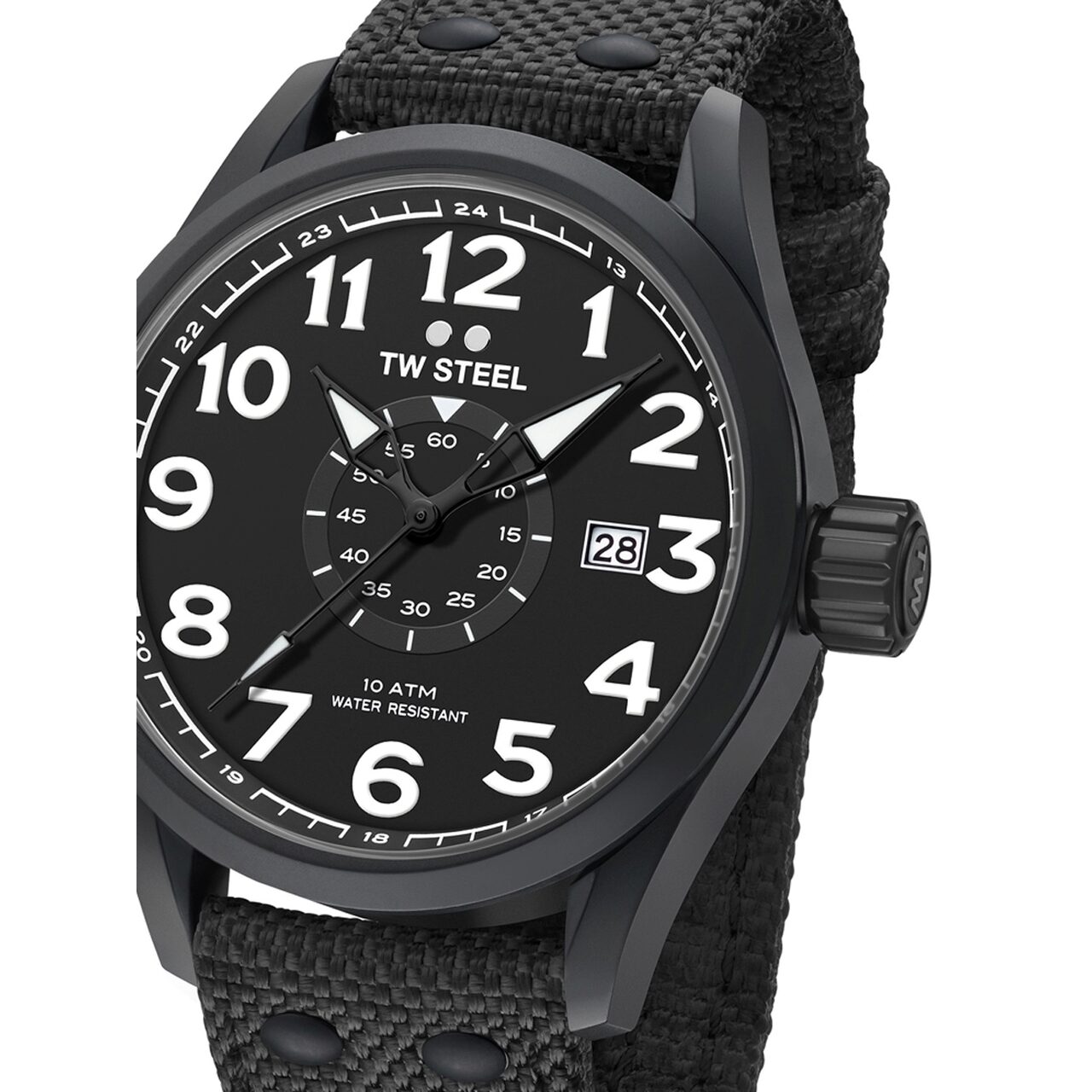 Ceas barbatesc TW-Steel VS42 Volante 48mm, 10ATM, Negru