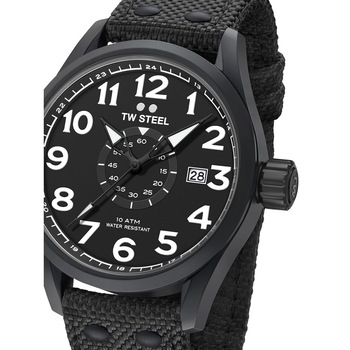 Ceas barbatesc TW-Steel VS42 Volante 48mm, 10ATM, Negru Ceas barbatesc TW-Steel VS42 Volante 48mm, 10ATM, Negru