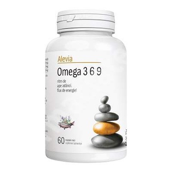 Supliment alimentar Omega 3 6 9 Alevia, 60 capsule Supliment alimentar Omega 3 6 9 Alevia, 60 capsule