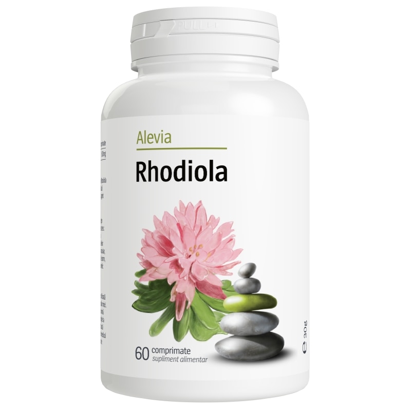 Supliment alimentar Rhodiola Alevia, 60 comprimate