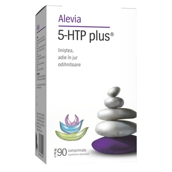 Supliment alimentar 5-HTP plus Alevia, 90 comprimate Supliment alimentar 5-HTP plus Alevia, 90 comprimate