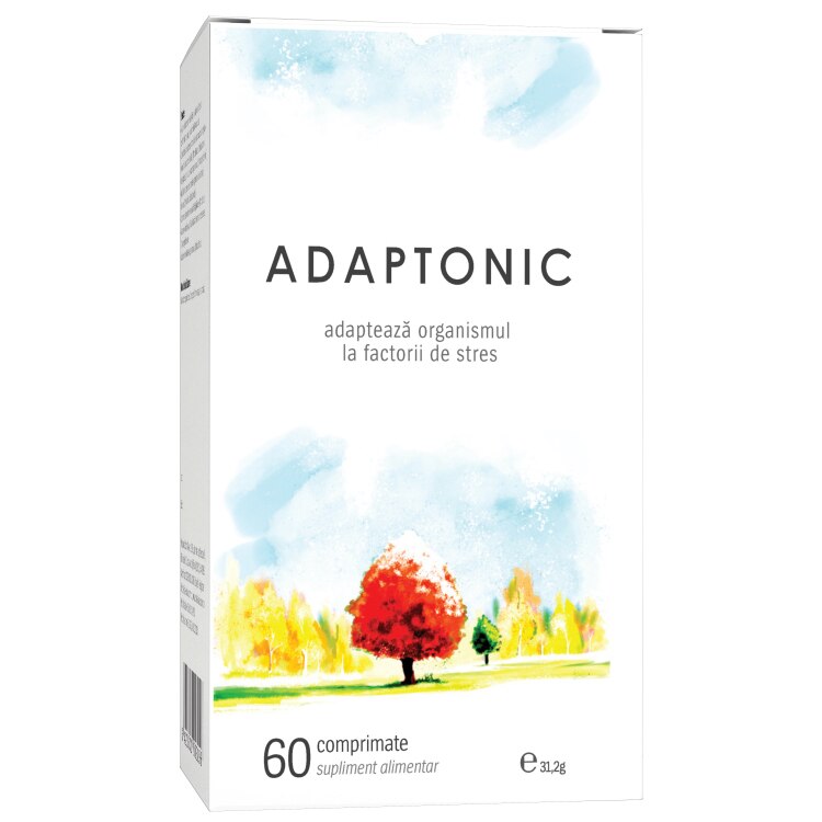 Supliment alimentar Adaptonic Alevia, 60 comprimate