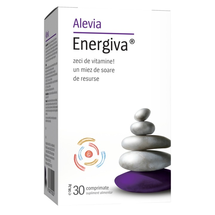 Supliment alimentar Energiva Alevia, 30 comprimate
